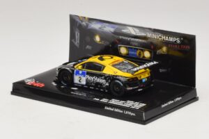 Audi R8 LMS GT3 #2 24 Hours of Nurburgring 2010 Minichamps 1:43 437101902 Metal - imaginea 3 din 5