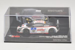 Audi R8 LMS GT3 #97 Phoenix Racing 24 Hours of Nurburgring 2010 Minichamps 1:43 437101997 Metal - imaginea 4 din 5