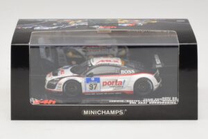 Audi R8 LMS GT3 #97 Phoenix Racing 24 Hours of Nurburgring 2010 Minichamps 1:43 437101997 Metal - imaginea 5 din 5