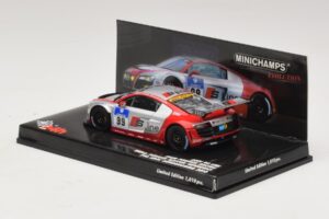 Audi R8 LMS GT3 #99 F. Biela / M. Fassler Phoenix Racing 24 Hours of Nurburgring 2010 Minichamps 1:43 437101999 Metal - imaginea 3 din 5