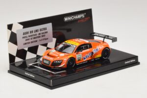 Audi R8 LMS Ultra #100 MS Racing Patel / Dobitsch ADAC GT Masters 2013 Minichamps 1:43 437130100 Metal - imaginea 2 din 5