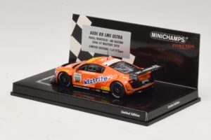Audi R8 LMS Ultra #100 MS Racing Patel / Dobitsch ADAC GT Masters 2013 Minichamps 1:43 437130100 Metal - imaginea 3 din 5