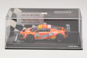 Audi R8 LMS Ultra #100 MS Racing Patel / Dobitsch ADAC GT Masters 2013 Minichamps 1:43 437130100 Metal - imaginea 4 din 5