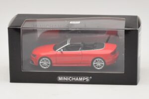 Audi RS5 B8 Cabriolet Roșu Minichamps 1:43 410011230 Metal - imaginea 4 din 4