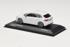 Audi S3 8V Sportback Alb Minichamps 1:43 437013010 Metal - imaginea 3 din 4