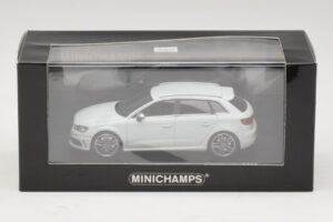 Audi S3 8V Sportback Alb Minichamps 1:43 437013010 Metal - imaginea 4 din 4