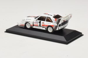 Audi Sport Quattro S1 #1 W. Rohrl Pikes Peak International Hill Climb Winner Record 1987 Minichamps 1:43 410871201 Metal - imaginea 3 din 4