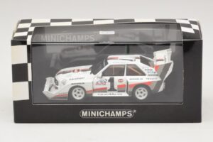 Audi Sport Quattro S1 #1 W. Rohrl Pikes Peak International Hill Climb Winner Record 1987 Minichamps 1:43 410871201 Metal - imaginea 4 din 4