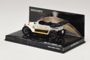 Audi Typ A Phaeton Alb Albastru Minichamps 1:43 437019032 Metal - imaginea 3 din 5