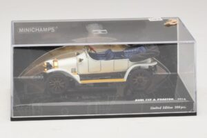 Audi Typ A Phaeton Alb Albastru Minichamps 1:43 437019032 Metal - imaginea 4 din 5