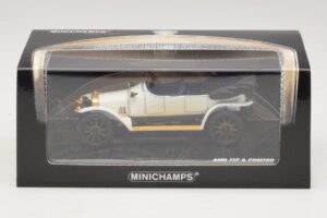 Audi Typ A Phaeton Alb Albastru Minichamps 1:43 437019032 Metal - imaginea 5 din 5