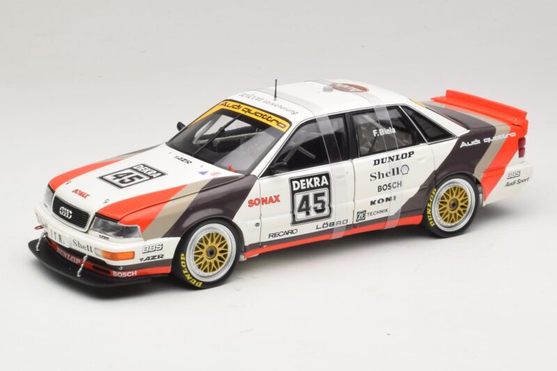 Audi V8 Quattro DTM #45 F. Biela Team AZR 1991 Minichamps 1:18 100911045 Metal
