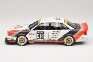 Audi V8 Quattro DTM #45 F. Biela Team AZR 1991 Minichamps 1:18 100911045 Metal - imaginea 4 din 8
