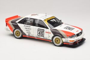 Audi V8 Quattro DTM #45 F. Biela Team AZR 1991 Minichamps 1:18 100911045 Metal - imaginea 6 din 8