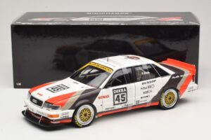 Audi V8 Quattro DTM #45 F. Biela Team AZR 1991 Minichamps 1:18 100911045 Metal - imaginea 8 din 8