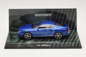Bentley Continental GT V8 Albastru Metalizat Minichamps 1:43 436139982 Metal