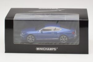 Bentley Continental GT V8 Albastru Metalizat Minichamps 1:43 436139982 Metal - imaginea 4 din 4