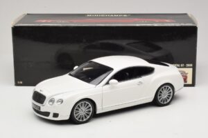 Bentley Continental GT Alb Cutie De Schimb Minichamps 1:18 100139621-R1 Metal - imaginea 8 din 8