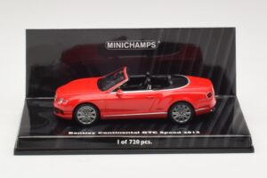 Bentley Continental GTC Speed Roșu Minichamps 1:43 436139061 Metal