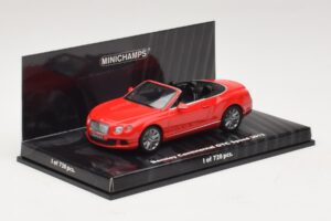 Bentley Continental GTC Speed Roșu Minichamps 1:43 436139061 Metal - imaginea 2 din 4