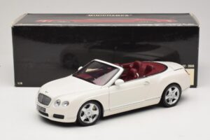 Bentley Continental GTC Alb Cutie De Schimb Minichamps 1:18 100139032-R1 Metal - imaginea 8 din 8
