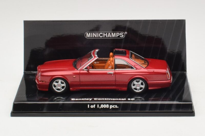 Bentley Continental SC Roșu Metalizat Minichamps 1:43 436139991 Metal
