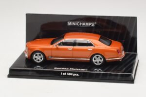 Bentley Mulsanne Portocaliu Metalizat Minichamps 1:43 436139902 Metal