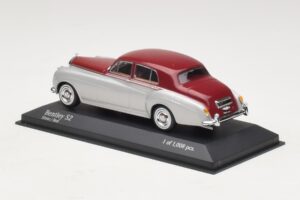 Bentley S2 Argintiu Roșu Minichamps 1:43 403139953 Metal - imaginea 3 din 4