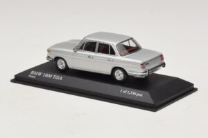 BMW 1800 TI/SA Argintiu Minichamps 1:43 400025100 Metal - imaginea 3 din 4