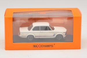 BMW 2002 Turbo Alb Maxichamps 1:43 940022201 Metal - imaginea 4 din 4
