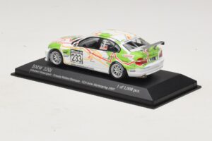 BMW 320i E46 #233 A. Priaulx / J. Muller Schubert Motorsport VLN Nurburgring 2005 Minichamps 1:43 400052433 Metal - imaginea 3 din 4