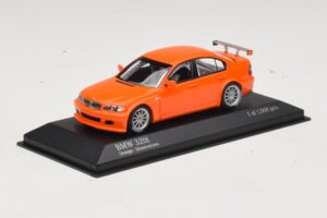 BMW 320i E46 Versiune De Stradă Portocaliu Minichamps 1:43 400052400 Metal - imaginea 2 din 4