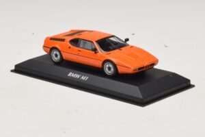 BMW M1 Portocaliu Maxichamps 1:43 940025020 Metal - imaginea 3 din 4