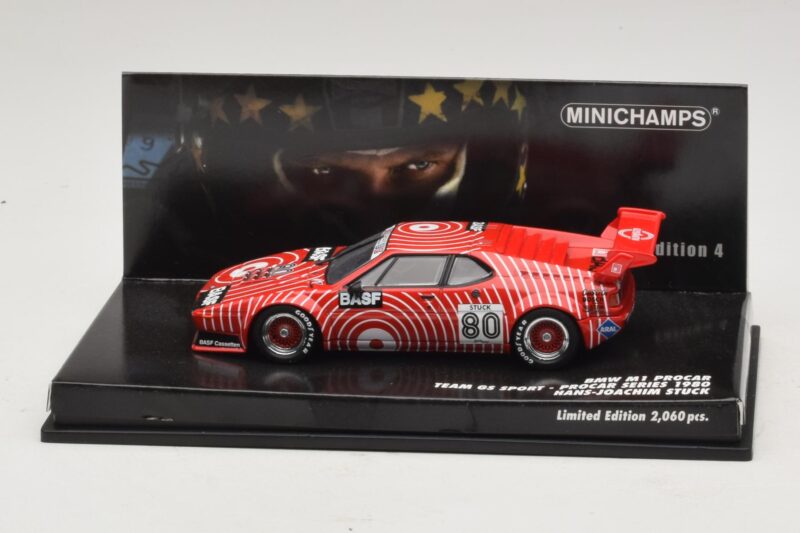 BMW M1 Procar #80 H-J. Stuck Procar Series 1980 Minichamps 1:43 BMW M1 Procar #80 H-J. Stuck Procar Series 1980 Minichamps 1:43 444891604 Metal