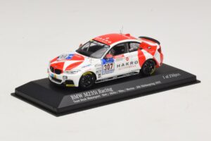 BMW M235i Bong Motorsport #307 Nett / Akata 24 Hours of Nurburgring 2015 Minichamps 1:43 437152507 Metal - imaginea 2 din 4