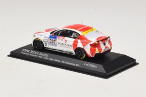 BMW M235i Bong Motorsport #307 Nett / Akata 24 Hours of Nurburgring 2015 Minichamps 1:43 437152507 Metal - imaginea 3 din 4