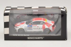 BMW M235i Bong Motorsport #307 Nett / Akata 24 Hours of Nurburgring 2015 Minichamps 1:43 437152507 Metal - imaginea 4 din 4