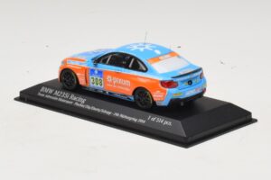 BMW M235i Team Adrenalin #308 Fischer / Zils 24 Hours of Nurburgring 2014 Minichamps 1:43 437142408 Metal - imaginea 3 din 4