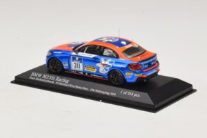 BMW M235i Team Medienkraftwerk #311 Di Martino / Olivo 24 Hours of Nurburgring 2014 Minichamps 1:43 437142411 Metal - imaginea 3 din 4