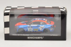 BMW M235i Team Medienkraftwerk #311 Di Martino / Olivo 24 Hours of Nurburgring 2014 Minichamps 1:43 437142411 Metal - imaginea 4 din 4