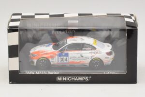 BMW M235i Team Rent2drive #304 Ackermann / Wishkirchen 24 Hours of Nurburgring 2015 Minichamps 1:43 437152504 Metal - imaginea 4 din 4