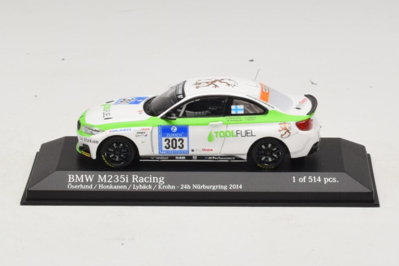 BMW M235i ToolFuel #303 Krohn 24 Hours of Nurburgring 2014 Minichamps 1:43 BMW M235i ToolFuel #303 Krohn 24 Hours of Nurburgring 2014 Minichamps 1:43 437142403 Metal