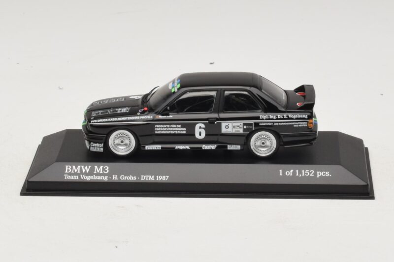BMW M3 E30 #6 F. Grohs DTM 1987 Minichamps 1:43 BMW M3 E30 #6 F. Grohs DTM 1987 Minichamps 1:43 430872006 Metal