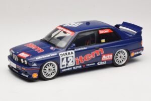 BMW M3 E30 Auto Maass #42 H. Becker DTM 1992 Minichamps 1:18 180922042 Metal