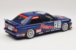 BMW M3 E30 Auto Maass #42 H. Becker DTM 1992 Minichamps 1:18 180922042 Metal - imaginea 3 din 8