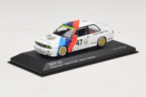 BMW M3 E30 M-Team Linder #47 Vogt / Herger Winners ETC Zolder 1987 Minichamps 1:43 430872047 Metal - imaginea 2 din 4