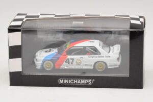 BMW M3 E30 M-Team Linder #47 Vogt / Herger Winners ETC Zolder 1987 Minichamps 1:43 430872047 Metal - imaginea 4 din 4
