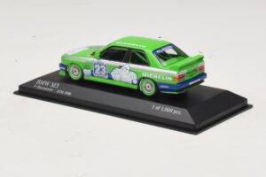 BMW M3 E30 Michelin #23 C. Oberndorfer DTM 1988 Minichamps 1:43 430882023 Metal - imaginea 3 din 4