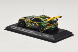 BMW Z4 GT3 Saudi Falcons #12 Al Faisal / Binladen 24 Hours of Dubai 2013 Minichamps 1:43 437132412 Metal - imaginea 3 din 4