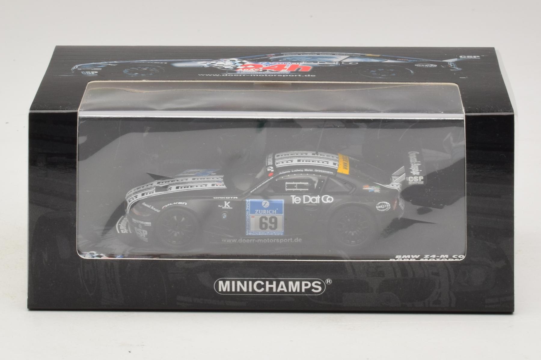  Z4 24h Nurburgring 2009 ミニカー ミニチャンプス Minichamps BMW Z4 M Coupe #69 Nürburgring 1:43 2009